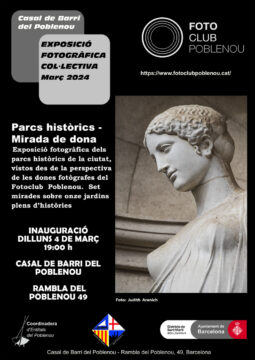 Exposició PARCS HISTÒRICS - MIRADA DE DONA